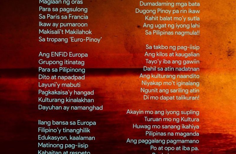Diwang Pilipino, Tatak Euro-Pinoy